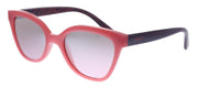 Vogue Eyewear Junior VJ 2001 25537A Cat-Eye Plastic Opal Pink Sunglasses with Purple Gradient Mirrored Lens