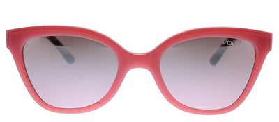 Vogue Eyewear Junior VJ 2001 25537A Cat-Eye Plastic Opal Pink Sunglasses with Purple Gradient Mirrored Lens