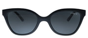 Vogue Eyewear Junior VJ 2001 W44/87 Cat-Eye Plastic Black Sunglasses with Grey Lens