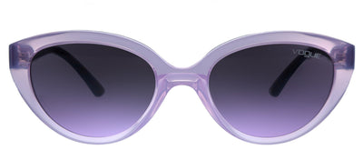 Vogue Eyewear Junior VJ 2002 278090 Cat-Eye Plastic Transparent Purple Sunglasses with Purple Gradient Lens