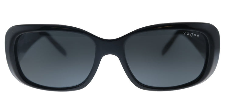 Vogue Eyewear VO 2606S W44/87 Rectangle Plastic Black Sunglasses with Grey Lens