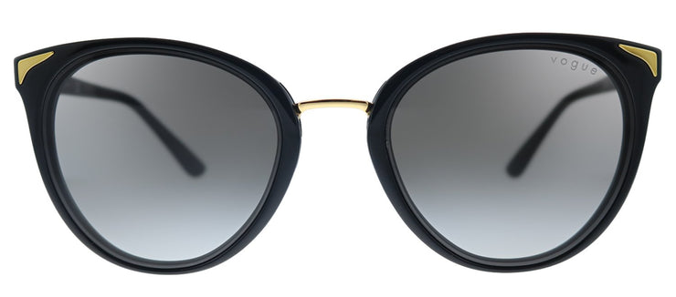 Vogue Eyewear VO 5230S W44/11 Butterfly Plastic Black Sunglasses with Black Gradient Lens