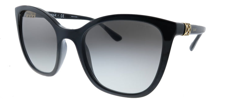 Vogue Eyewear VO 5243SB W44/11 Butterfly Plastic Black Sunglasses with Grey Gradient Lens
