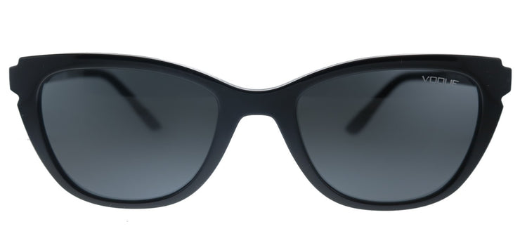 Vogue Eyewear VO 5293S W44/87 Cat-Eye Plastic Black Sunglasses with Grey Lens