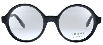 Vogue Eyewear VO 5395 W44 Round Plastic Black Eyeglasses with Demo Lens