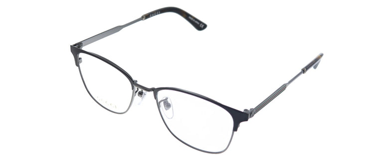 Gucci GG 0609OK 003 Square Metal Burgundy/ Red Eyeglasses with Demo Lens