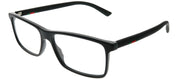 Gucci GG 0424O 005 Rectangle Acetate Black Eyeglasses with Demo Lens