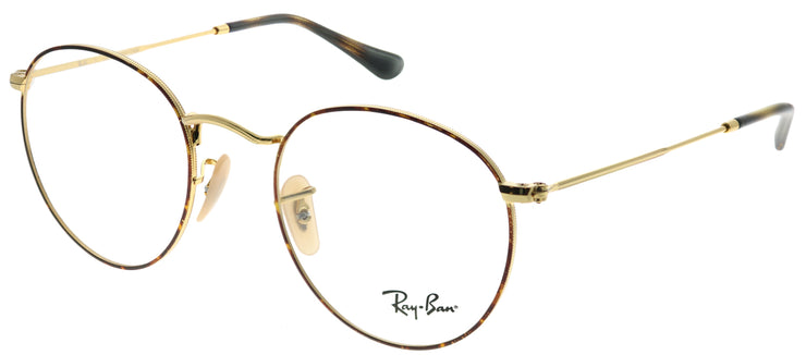 Ray-Ban RX 3447V 2945 Round Metal Gold Eyeglasses with Demo Lens