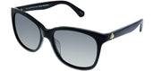 Kate Spade KS Danalyn 807 Square Plastic Black Sunglasses with Grey Polarized Lens