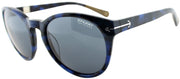 Sperry SP Weymouth C04 Oval Plastic Blue Sunglasses with Blue Lens