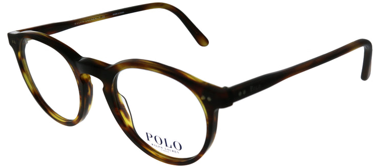 Polo Ralph Lauren PH 2083 5007 Round Plastic Tortoise/ Havana Eyeglasses with Demo Lens