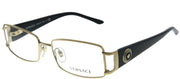 Versace VE 1163M 1252 Rectangle Metal Gold Eyeglasses with Demo Lens