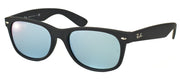 Ray-Ban RB 2132 622/30 Wayfarer Plastic Black Sunglasses with Silver Mirror Lens