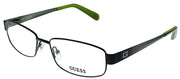Guess GU 1769 OL Rectangle Metal Green Eyeglasses with Demo Lens