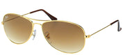 Ray-Ban RB 3362 001/51 Aviator Metal Gold Sunglasses with Brown Gradient Lens