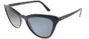 Prada Catwalk PR 01VS 1AB5S0 Cat-Eye Plastic Black Sunglasses with Grey Lens