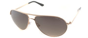 Tom Ford Marko TF 144 28D Aviator Metal Gold Sunglasses with Grey Gradient Polarized Lens