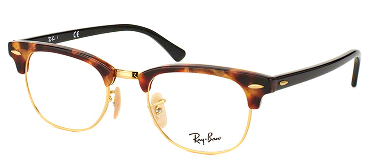 Ray-Ban Clubmaster RX 5154 5494 Clubmaster Plastic Tortoise/ Havana Eyeglasses with Demo Lens