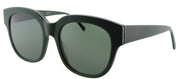Stella McCartney SC 0007S 004 Square Plastic Green Sunglasses with Green Lens