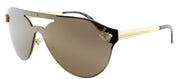 Versace VE 2161 1002F9 Aviator Metal Gold Sunglasses with Gold Mirror Lens