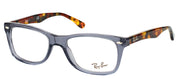 Ray-Ban RX 5228 5629 Rectangle Plastic Grey Eyeglasses with Demo Lens