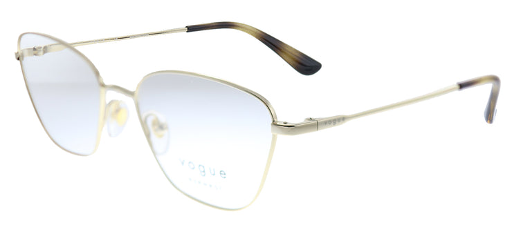 Vogue Eyewear VO 4163 848 Square Metal Gold Eyeglasses with Demo Lens