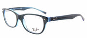 Ray-Ban Junior RY 1555 3667 Rectangle Plastic Blue Eyeglasses with Demo Lens