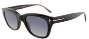 Tom Ford Snowdon TF 237 05B Rectangle Plastic Black Sunglasses with Grey Gradient Lens