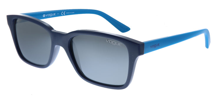 Vogue Eyewear Junior VJ 2004 27776G Square Plastic Blue Sunglasses with Grey Gradient Mirrored Lens