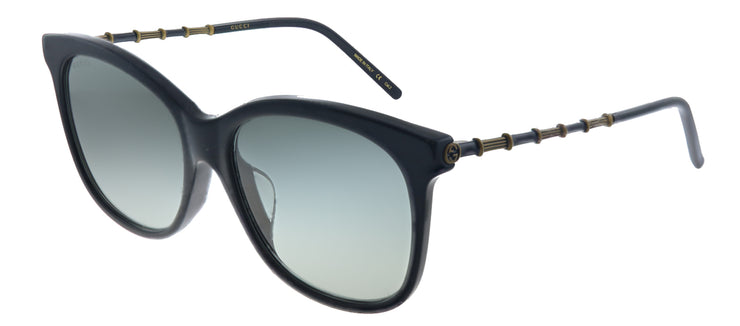 Gucci GG 0655SA 001 Square Acetate Black Sunglasses with Grey Gradient Lens