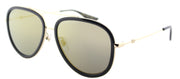 Gucci GG 0062S 001 Aviator Metal Gold Sunglasses with Gold Mirror Lens