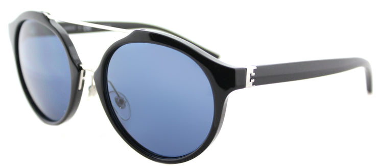 Tory Burch TY 9048 139080 Round Plastic Black Sunglasses with Navy Lens