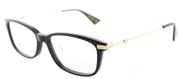Gucci Asian Fit GG 0112OA 001 Rectangle Acetate Black Eyeglasses with Demo Lens