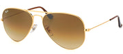Ray-Ban Aviator Classic RB 3025 001/51 Aviator Metal Gold Sunglasses with Brown Gradient Lens