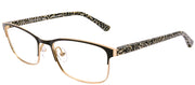 Etnia Barcelona ET Dunkerque BKGD Rectangle Metal Gold Eyeglasses with Demo Lens