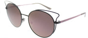 Vogue VO 4048S 50525R Cat-Eye Metal Grey Sunglasses with Pink Mirror Lens