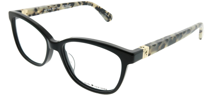 Kate Spade KS Emilyn 807 Square Plastic Black Eyeglasses with Demo Lens