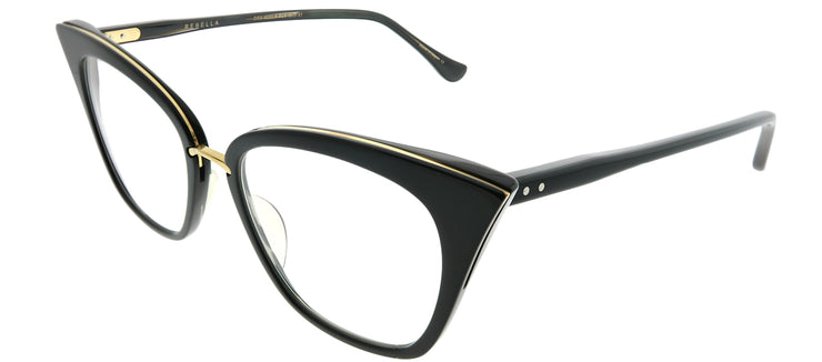 Dita Rebella DT DRX-3031-A-BLK-GLD Cat-Eye Plastic Black Eyeglasses with Demo Lens