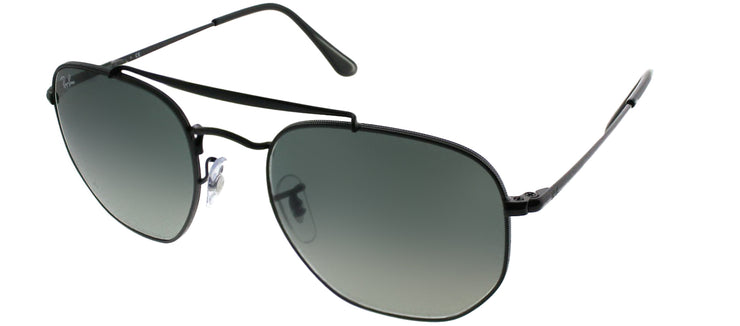 Ray-Ban RB 3648 002/71 Aviator Metal Black Sunglasses with Grey Gradient Lens
