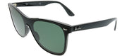 Ray-Ban Blaze Wayfarer RB 4440N 601/71 Wayfarer Plastic Black Sunglasses with Green Lens