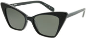 Saint Laurent SL 244Victoire 001 Cat-Eye Acetate Black Sunglasses with Grey Lens