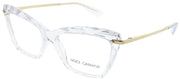 Dolce & Gabbana DG 5025 3133 Cat-Eye Plastic Clear Eyeglasses with Demo Lens