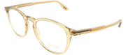 Tom Ford FT 5401 045 Round Plastic Brown Eyeglasses with Demo Lens