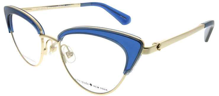 Kate Spade KS Jailyn PJP Cat-Eye Plastic Blue Eyeglasses with Demo Lens