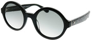 Kate Spade KS KHRISTA/S S2J/O0 Round Plastic Black Sunglasses with Grey Gradient Lens