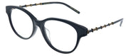 Gucci GG 0658OA 001 Cat-Eye Acetate Black Eyeglasses with Demo Lens