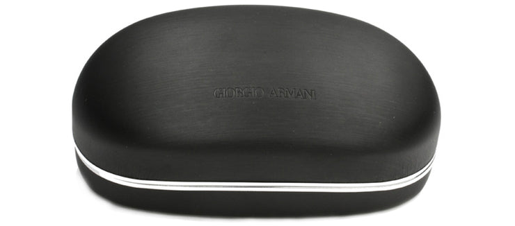 Giorgio Armani GA 907 XZW Round Metal Black Sunglasses with Brown Gradient Lens
