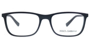 Dolce & Gabbana DG 5027 2525 Rectangle Plastic Black Eyeglasses with Demo Lens