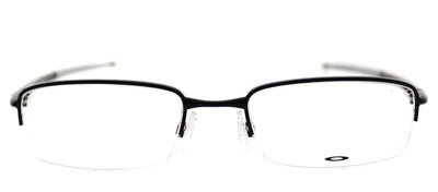 Oakley Rhinochaser OX 3111 02 Semi-Rimless Metal Black Eyeglasses with Demo Lens