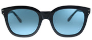 Gucci GG 0571S 004 Square Acetate Black Sunglasses with Blue Lens